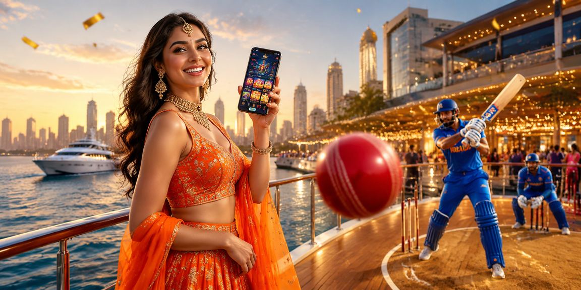 Player betting on live casino games with mobile device in India