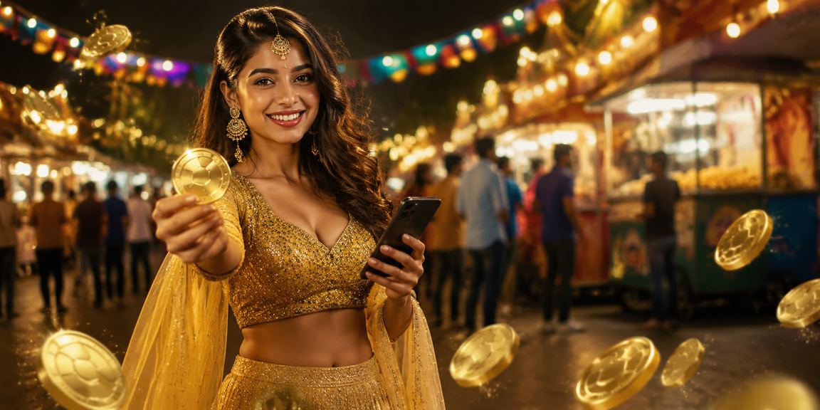 Indian player enjoying mobile casino games