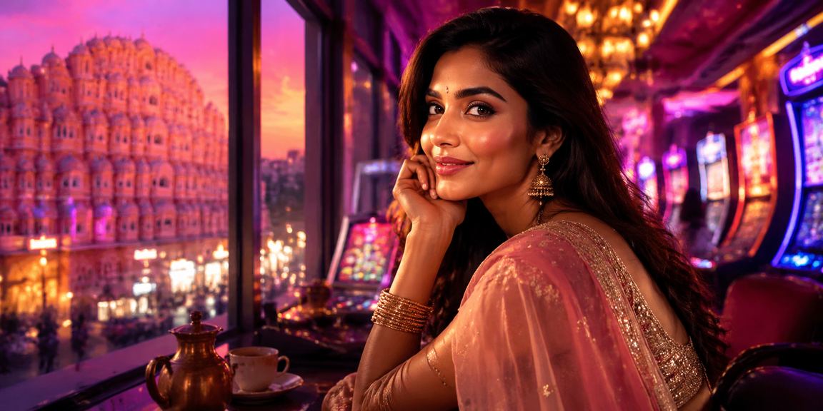 Live Casino entertainment with real dealers in Jaipur setting